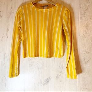 Long sleeve crop top